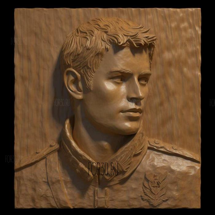 Prince Harry 4 stl model for CNC